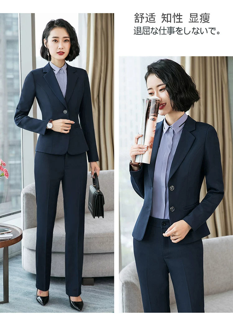 Workplace Women's Elegant Office Workers Korean Style Suit Skirt Two-piece Fashionable Casual British Style Small Suit suit