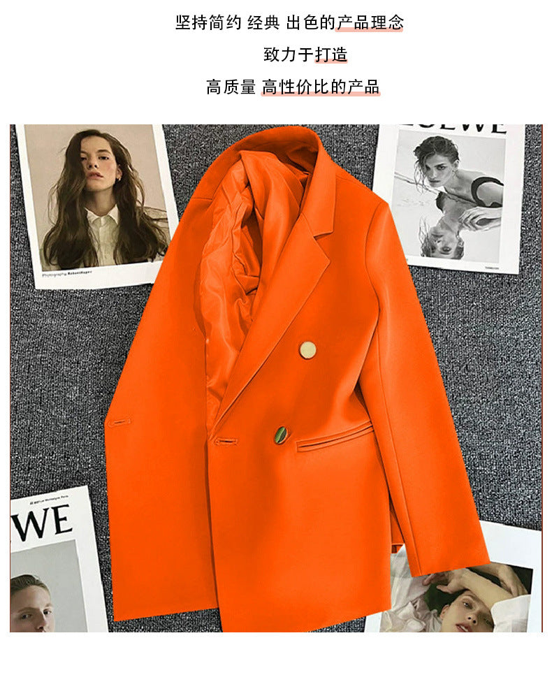 Green Small Blazer for Women 2025 Spring New Style Slimming Internet Celebrity Street Top Trendy Women
