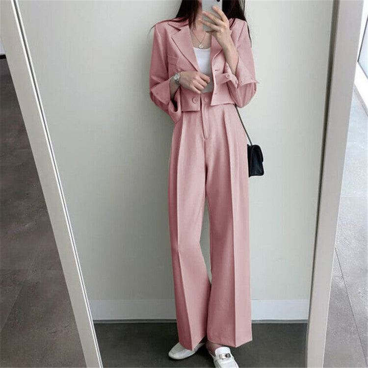 Autumn 2022 New khaki Small Suit Jacket Women's High Sense Small Temperament Commuter Suit suit