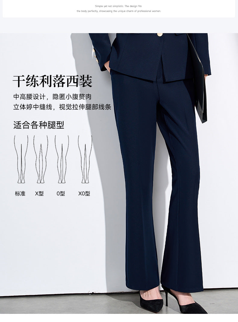 Cross-Border Beige Suit Set for Women, New Versatile Fashion High-End Professional Attire for Petite Figures, Formal Occasion Blazer