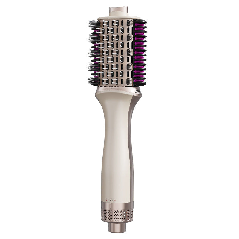 Cross-Border 110V Three-In-One Multifunctional Hot Air Comb, Fully Automatic Curling, Straightening, and Drying All-In-One Hair Dryer for Both Wet and Dry Use