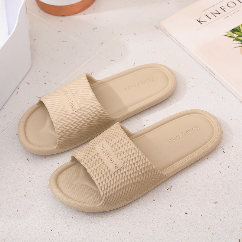 301 Wholesale Men's New Style Outdoor Wear Simple Casual Couple Flip Flops Summer Home One-Piece Drop Shipping Women's Poop Feeling