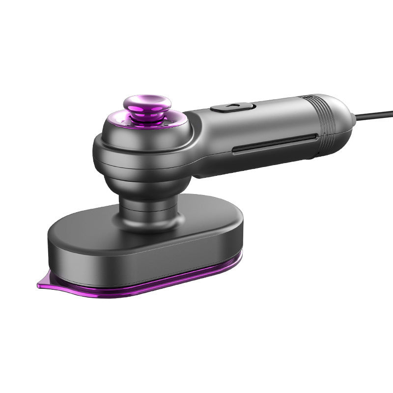 Household small mini portable wet and dry dual-use rotary folding atomizing steam electric ironing and ironing machine