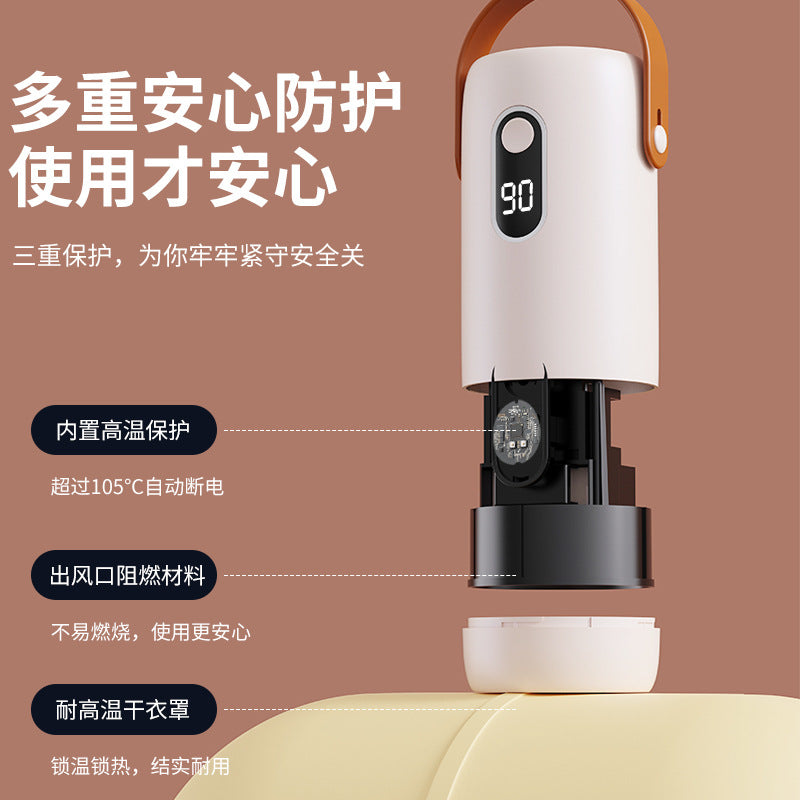 Mini Convenient Household Clothes Dryer Intelligent Quick-drying Small Foldable Storage Baby Clothes Disinfecting Dryer