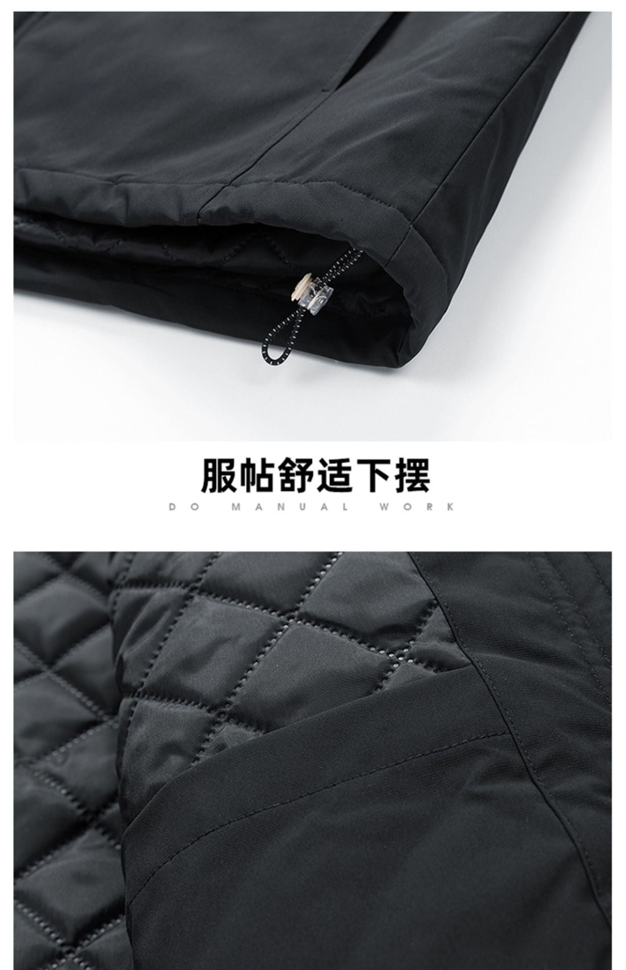 Woodpecker Assault down Cotton Jacket Men's Winter Thickeneded Warm Work Jacket Cotton Jacket New Hooded Winter Jacket