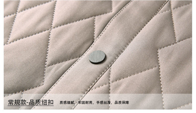 24 Winter Men's Cotton Jacket for Young and Middle-Aged, Casual Trendy Warm Silk Cotton Coat, Casual Outerwear for Men