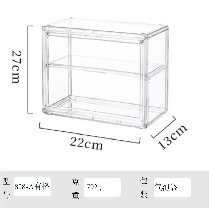 Blind Box Storage Display Stand Desktop Transparent Dustproof Acrylic Lego Bubble Mate Storage Cabinet Hand Display Box