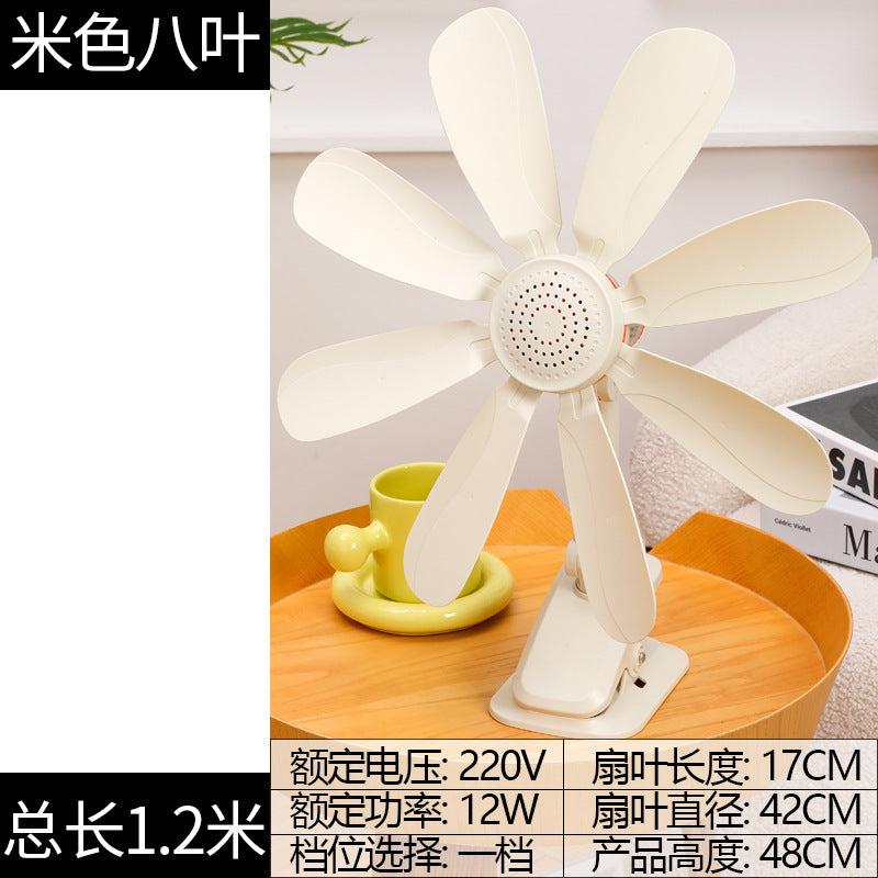 A generation of small fan student dormitory mute clip fan bedroom bedside small electric fan household bed clip type