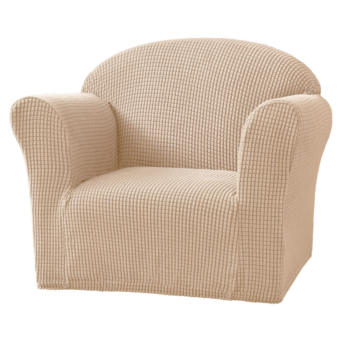 Cross-border Exclusive Elastic Fleece Children's Sofa Cover Solid Color Simple Small Sofa Cover Baby Sofa Cover