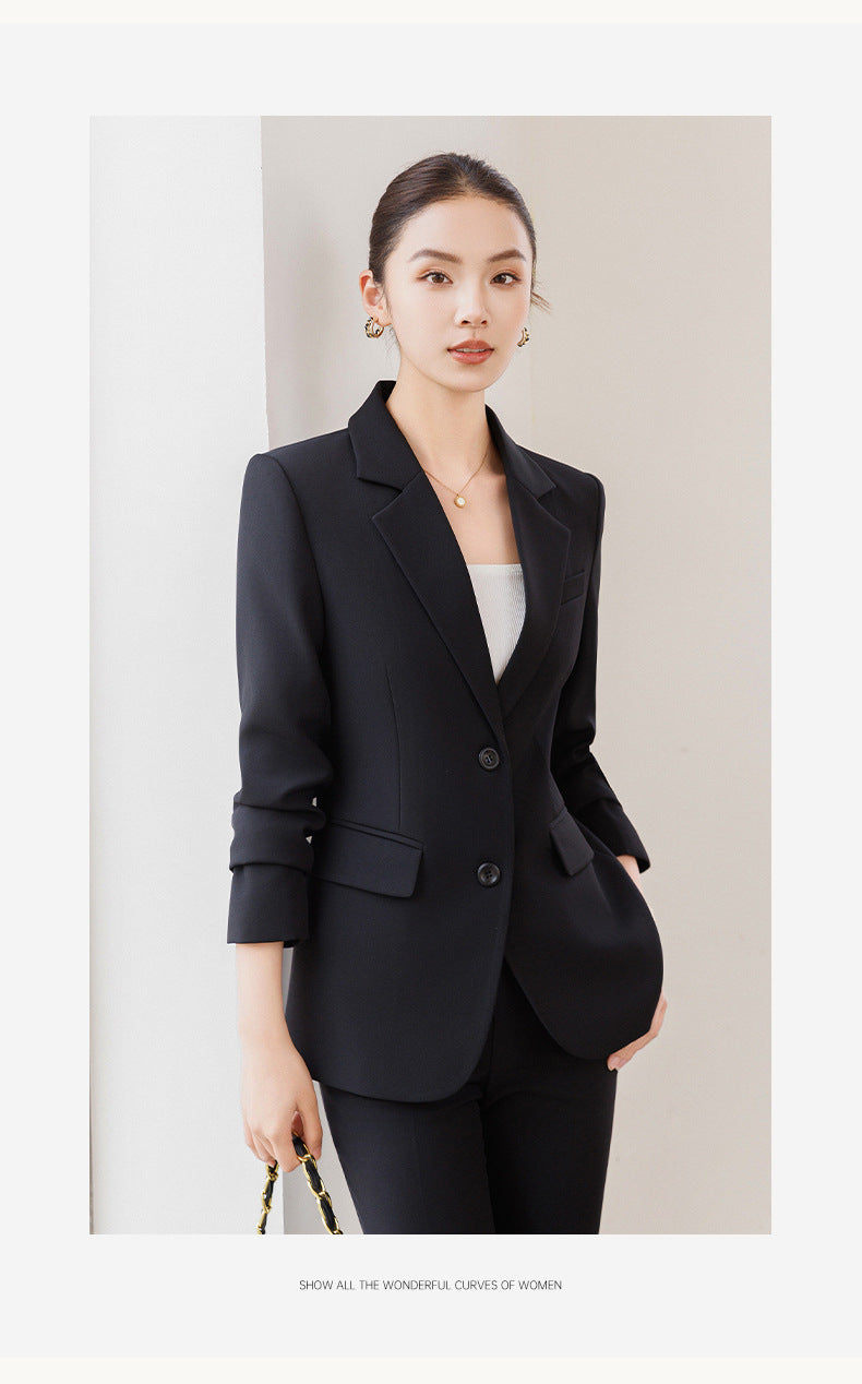 Cross-Border Off-White Blazer for Women, High-End Spring New Style Professional Suit, Fashionable and Elegant Formal Workwear