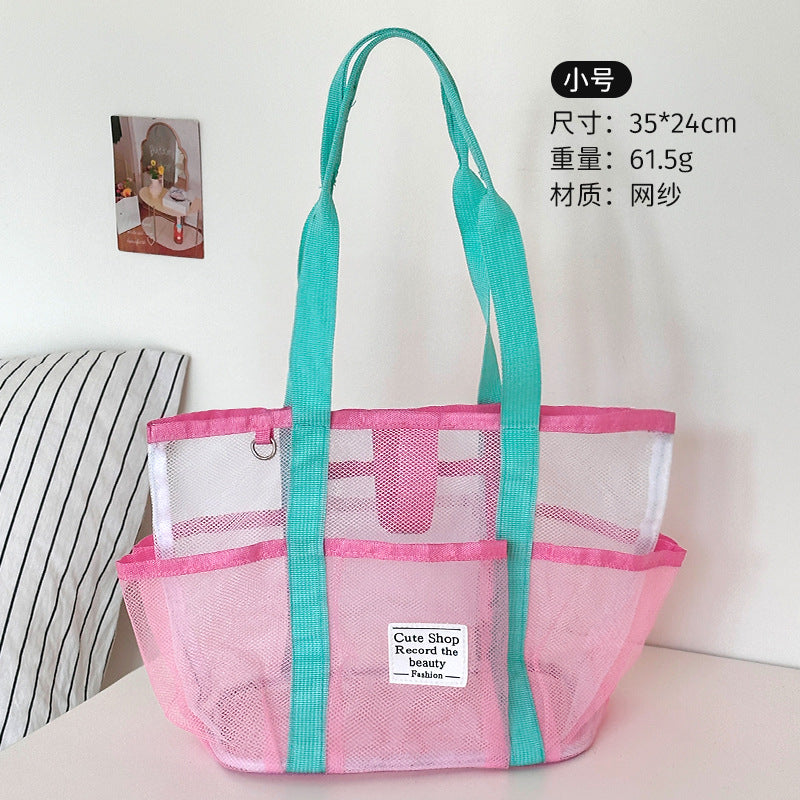 Hollow Swimming Bag Large Capacity Beach Bag Girls Storage Beach Beach Bag Foldable Shopping Bag Wholesale