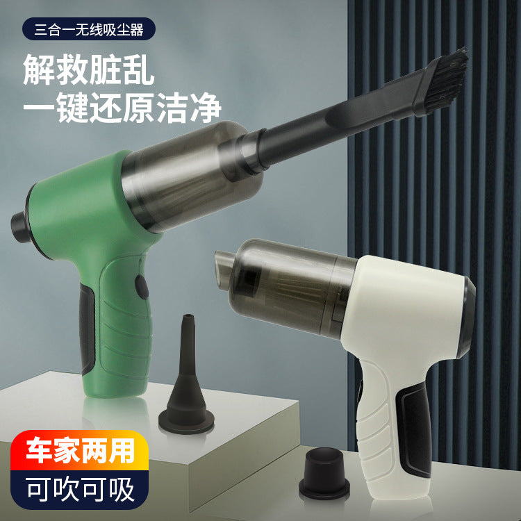 Car Vacuum Cleaner with Super Strong Suction, High Power, Wireless Charging, Smart, Portable, Desktop, Handheld, Small, Powerful Vacuum Cleaner