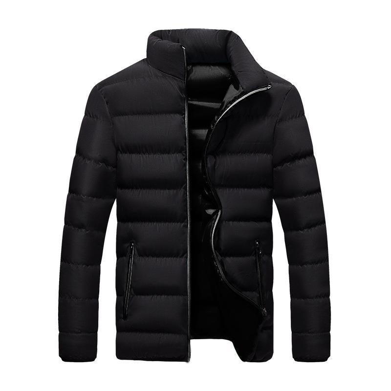 Original Foreign Trade Autumn and Winter Thickened Sports Cotton Jacket for Men, Stand Collar Cardigan, Outdoor Cotton-Padded Jacket, Casual Coat, Warm Cotton Clothing Wholesale