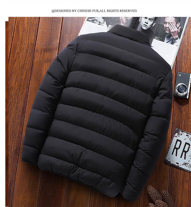 Original Foreign Trade Autumn and Winter Thickened Sports Cotton Jacket for Men, Stand Collar Cardigan, Outdoor Cotton-Padded Jacket, Casual Coat, Warm Cotton Clothing Wholesale