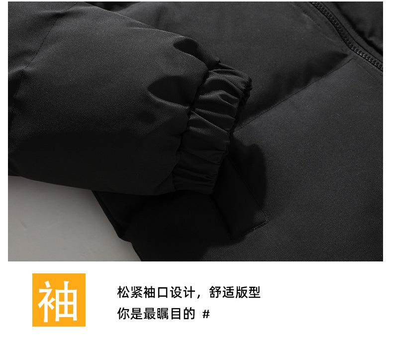 2025 New Trendy Brand Plus Size Cotton Jacket Couple Style Reversible Hooded Loose Winter Thick Warm Coat