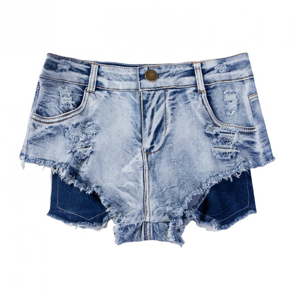 9030 # 2024 New Sexy European and American Raw Edge High Waist Tight Sexy Jeans Denim Shorts for Women