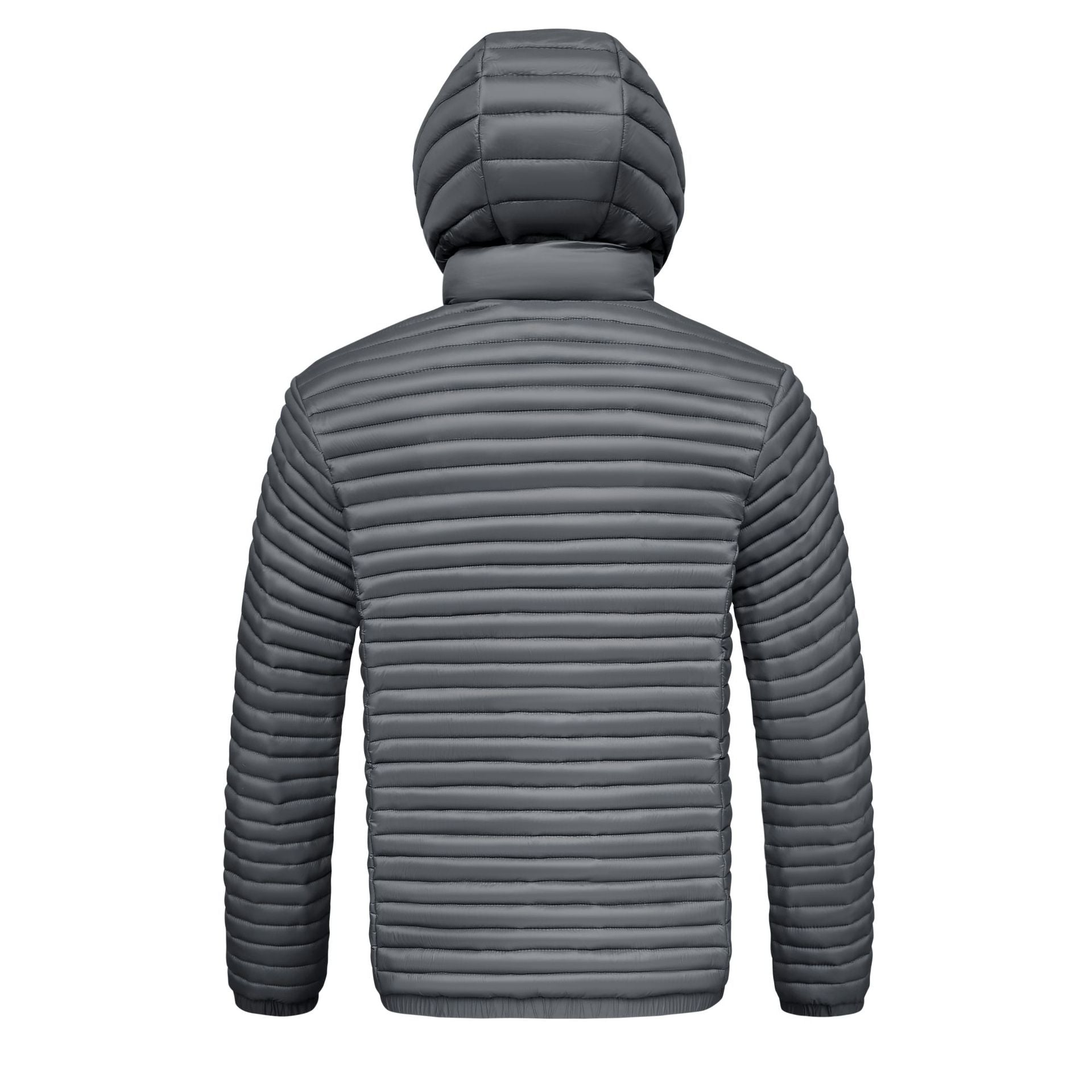 Cross-Border Men's Cotton Jacket 2025 Autumn and Winter Graphene Detachable Hood Amazon Wish Ribbed Cotton Coat Thickened