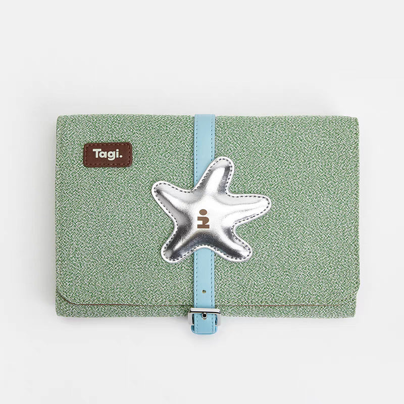 Tagi. "Tapi Star" Portable Large-Capacity Travel Storage Multi-Functional Leather Jewelry Bag