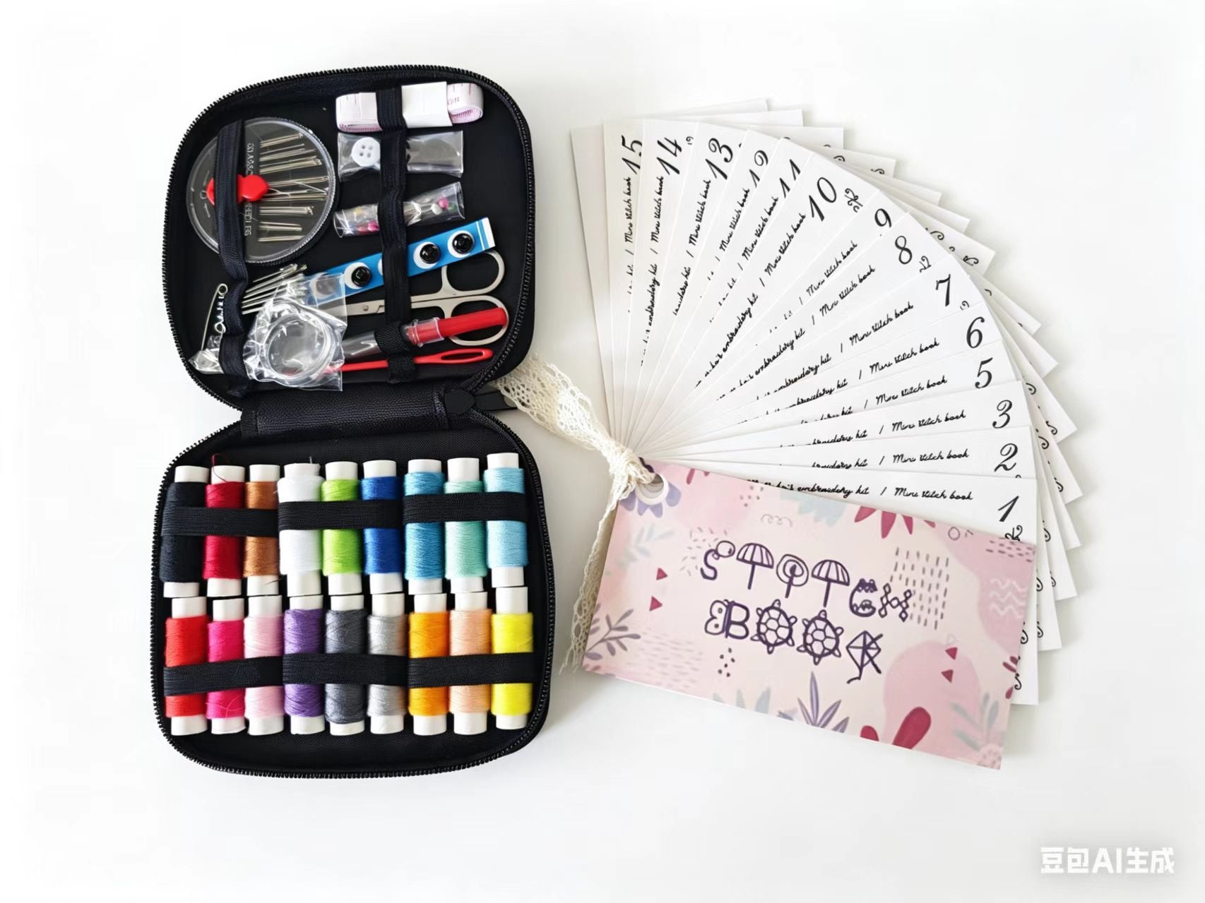Cross-Border Hot-Selling Household Portable Sewing Kit, Daily Sewing Tools Multi-Piece Set, Handmade Sewing Kit