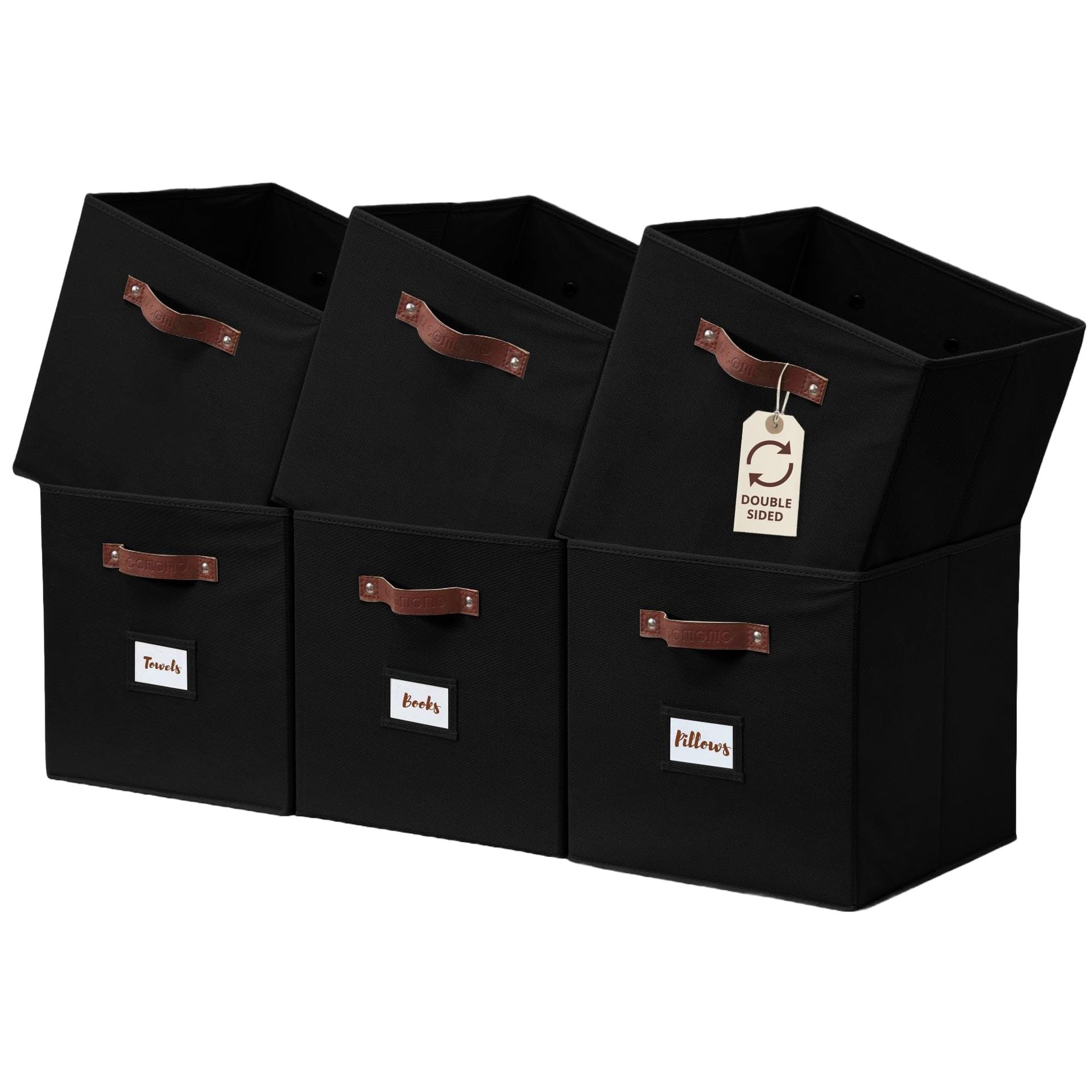 Amazon Lidless Storage Box Fabric Storage Box Foldable Large Drawer Storage Box Toy Storage Box