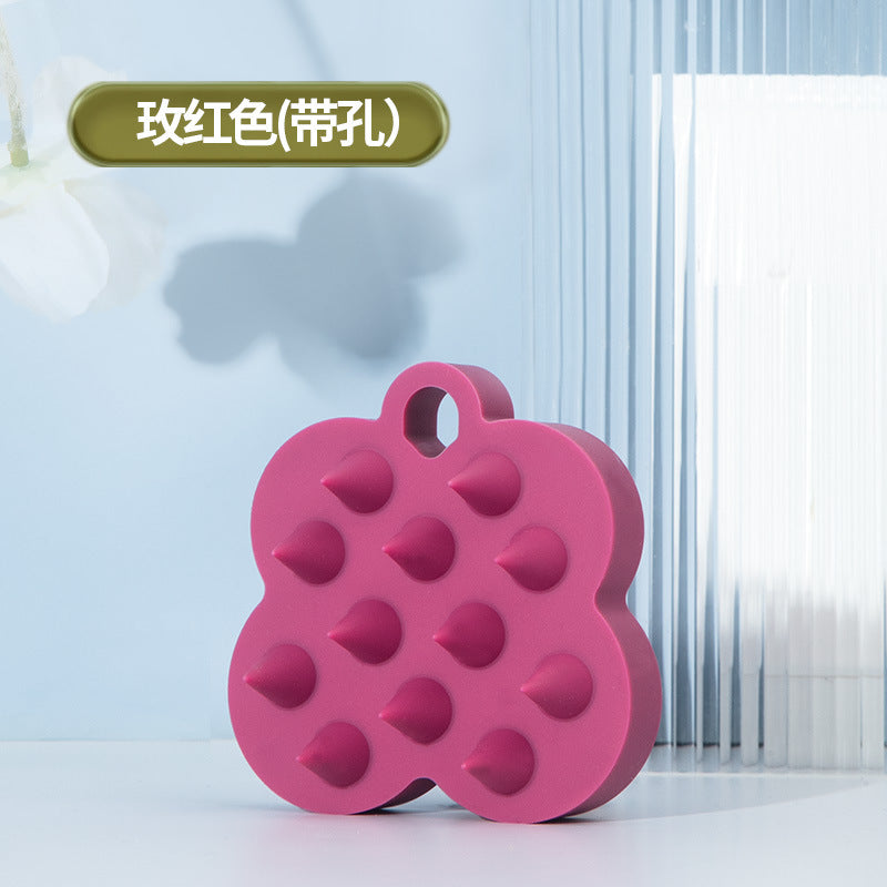 Cross-Border Japanese Shampoo Comb Scalp Massage Comb Hair Comb Silicone Shampoo Brush Butterfly Bath Brush Wholesale