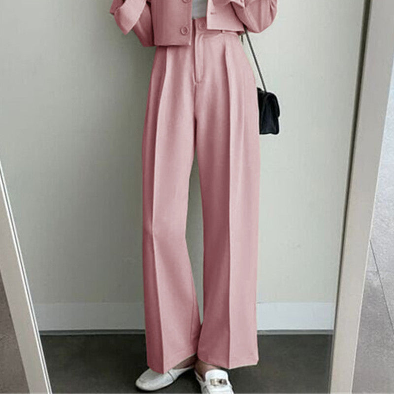 Autumn 2022 New khaki Small Suit Jacket Women's High Sense Small Temperament Commuter Suit suit