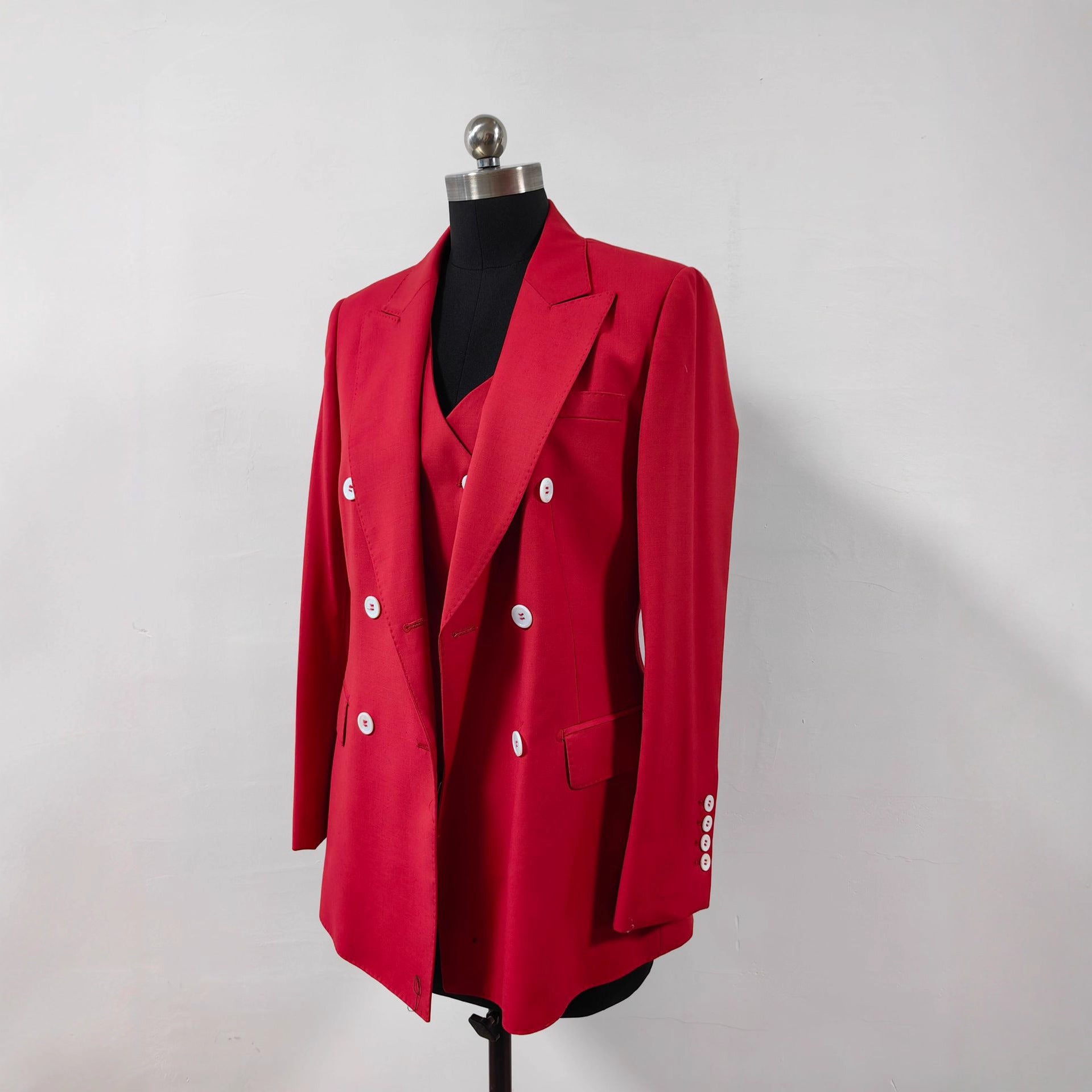 Women's Pants and Jackets Wholesale Red Business Attire Fashion Suits Factory Direct Sales Chinese Style New Chinese Women's Clothing