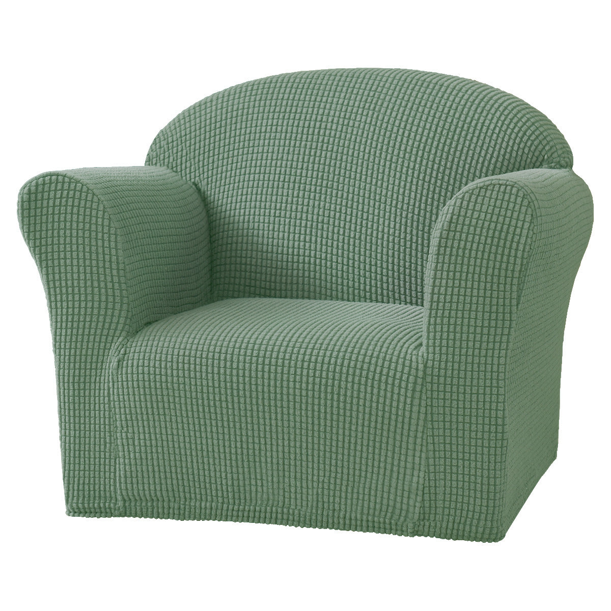 Cross-border Exclusive Elastic Fleece Children's Sofa Cover Solid Color Simple Small Sofa Cover Baby Sofa Cover
