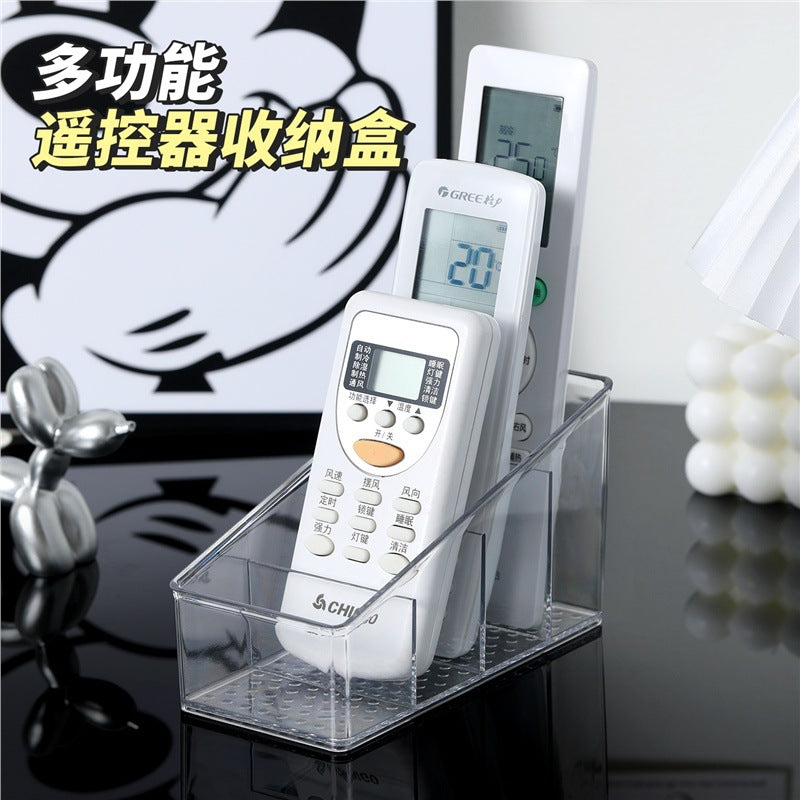 Desktop Remote Control Storage Box Plastic Sundry Basket Office Cosmetics Storage Box Multi-Functional Storage Box