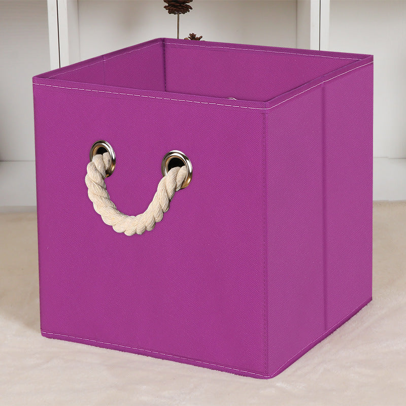 Amazon Lidless Storage Box Fabric Storage Box Foldable Large Drawer Storage Box Toy Storage Box