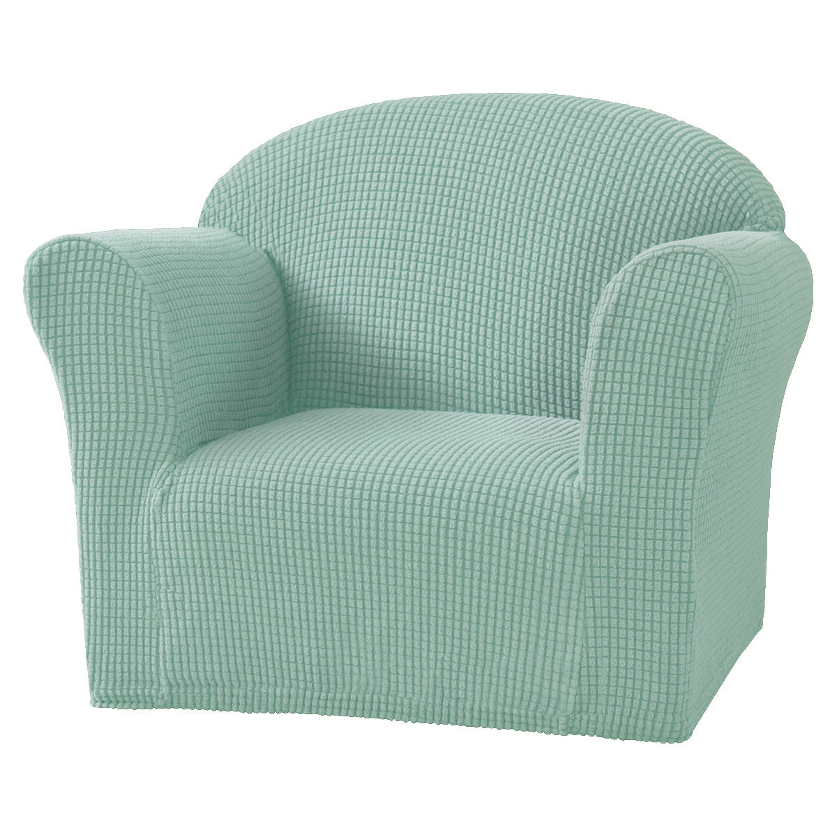 Cross-border Exclusive Elastic Fleece Children's Sofa Cover Solid Color Simple Small Sofa Cover Baby Sofa Cover