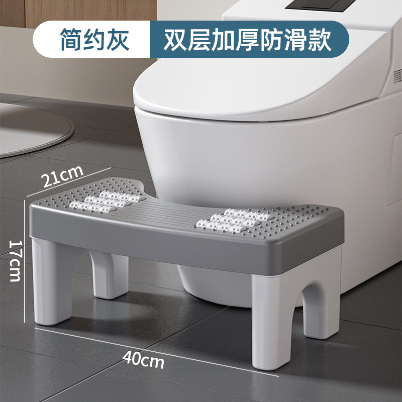 Toilet stool household thickened toilet squatting artifact adult children footstool toilet stool pregnant women footstool