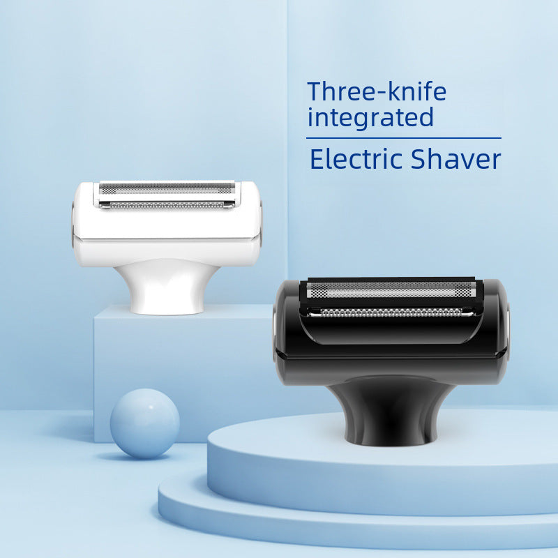 Electric Shaver Replacement Head, Fully Washable Razor Accessories, Three-In-One Blade Head Wholesale