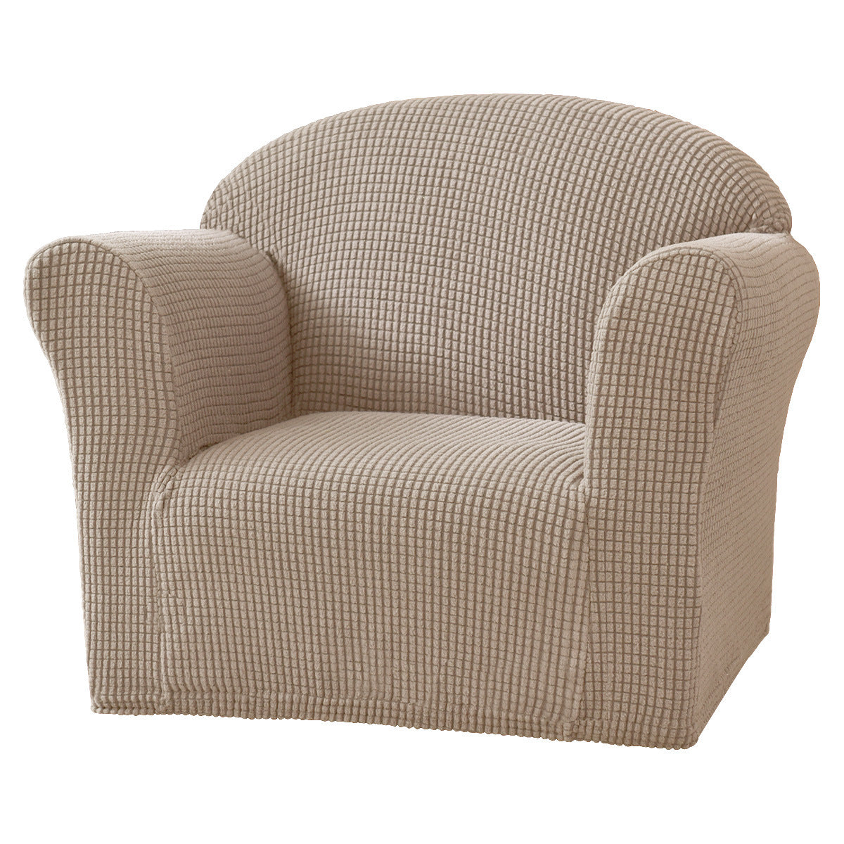 Cross-border Exclusive Elastic Fleece Children's Sofa Cover Solid Color Simple Small Sofa Cover Baby Sofa Cover