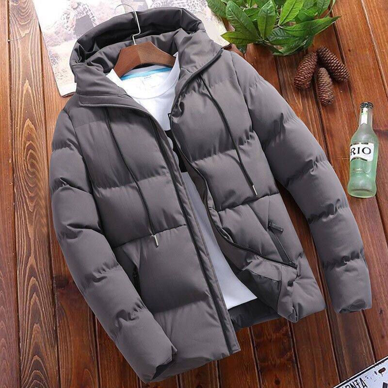 Foreign Trade Cross-border Winter Cotton-padded Jacket Men's New Handsome Short Cotton-padded Jacket Korean Style Slim-fit Fashionable Cotton-padded Jacket Men's Wear