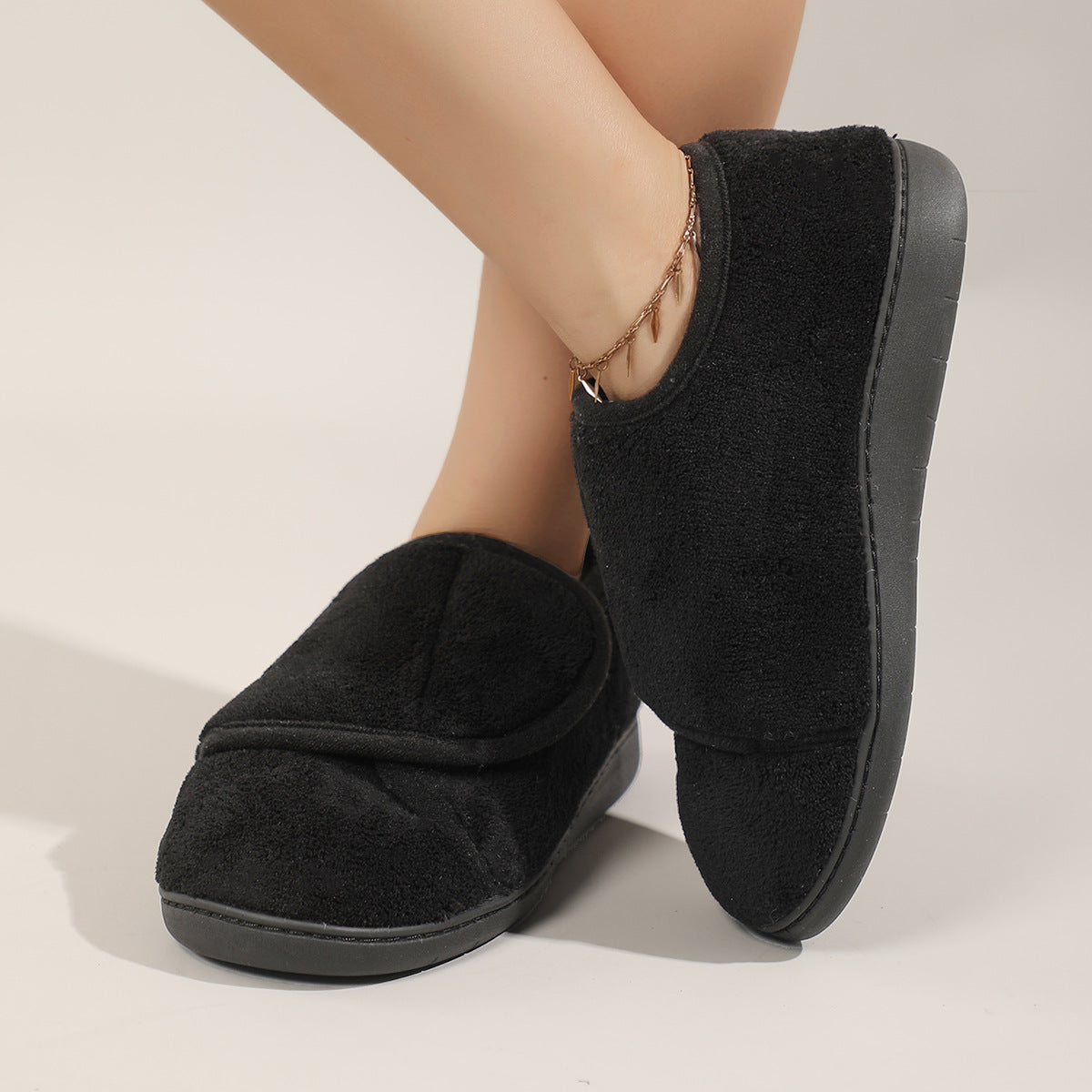 Widening and Adjustable High Instep, Obesity, Swollen Wide Foot, Parents Rehabilitation Cotton Cloth Shoes for Middle-aged and Elderly plus size After Surgery