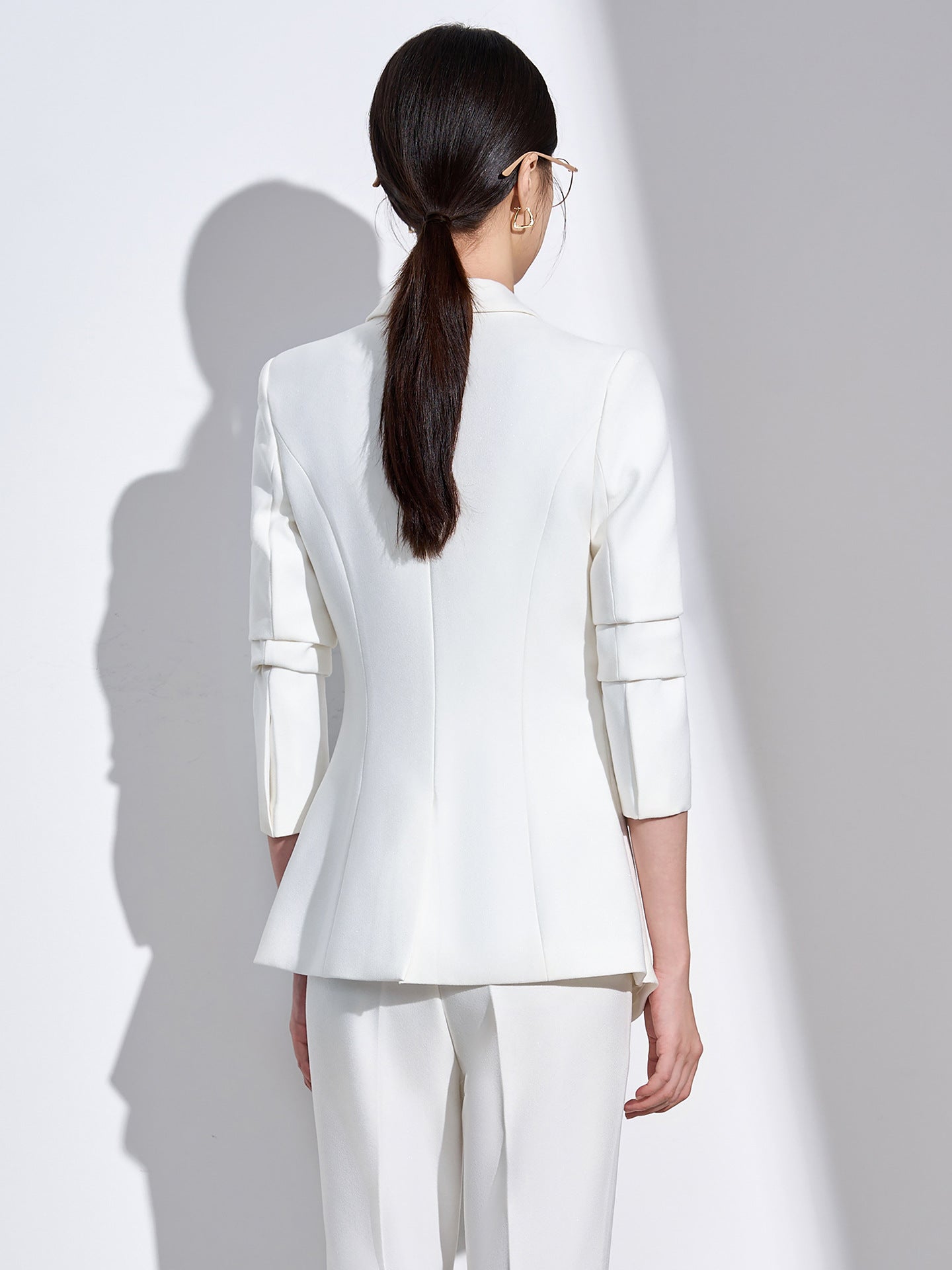 Cross-Border Women's Suit Set, New Design, Professional Formal Attire for Hotel and Beauty Salon Managers, Workwear Blazer