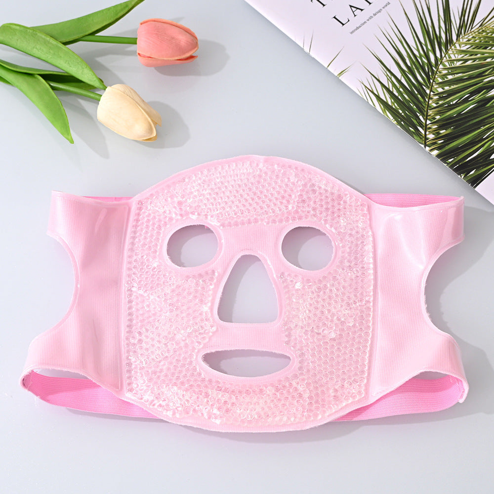 Ice Mask, Ice Eye Mask, Ice Pack, Facial Mask, Postoperative Recovery Artifact, Hot Compress, Full Face Cooling, Super Soft Face Mask