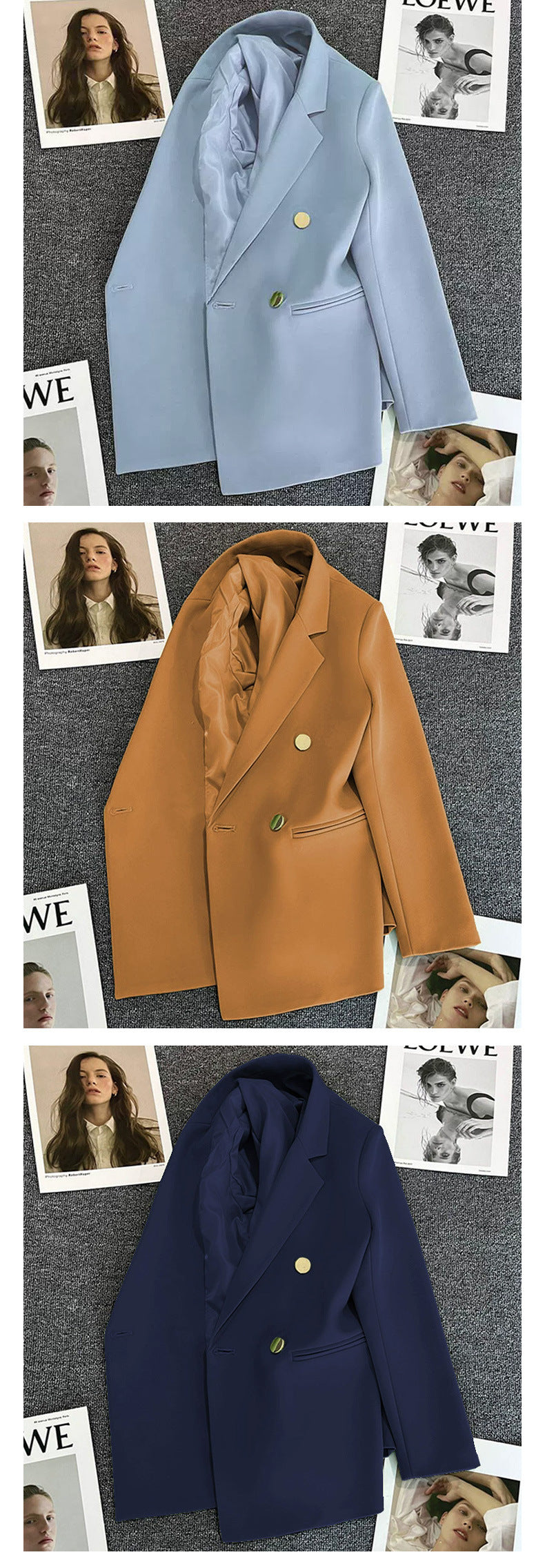 Green Small Blazer for Women 2025 Spring New Style Slimming Internet Celebrity Street Top Trendy Women