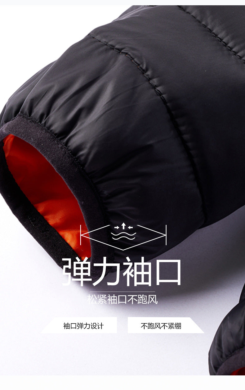 2025 Autumn/Winter Ribbed Jacket with Zipper, Detachable Hood, Men's Cross-Border E-Commerce Dropshipping, 2025 New Model