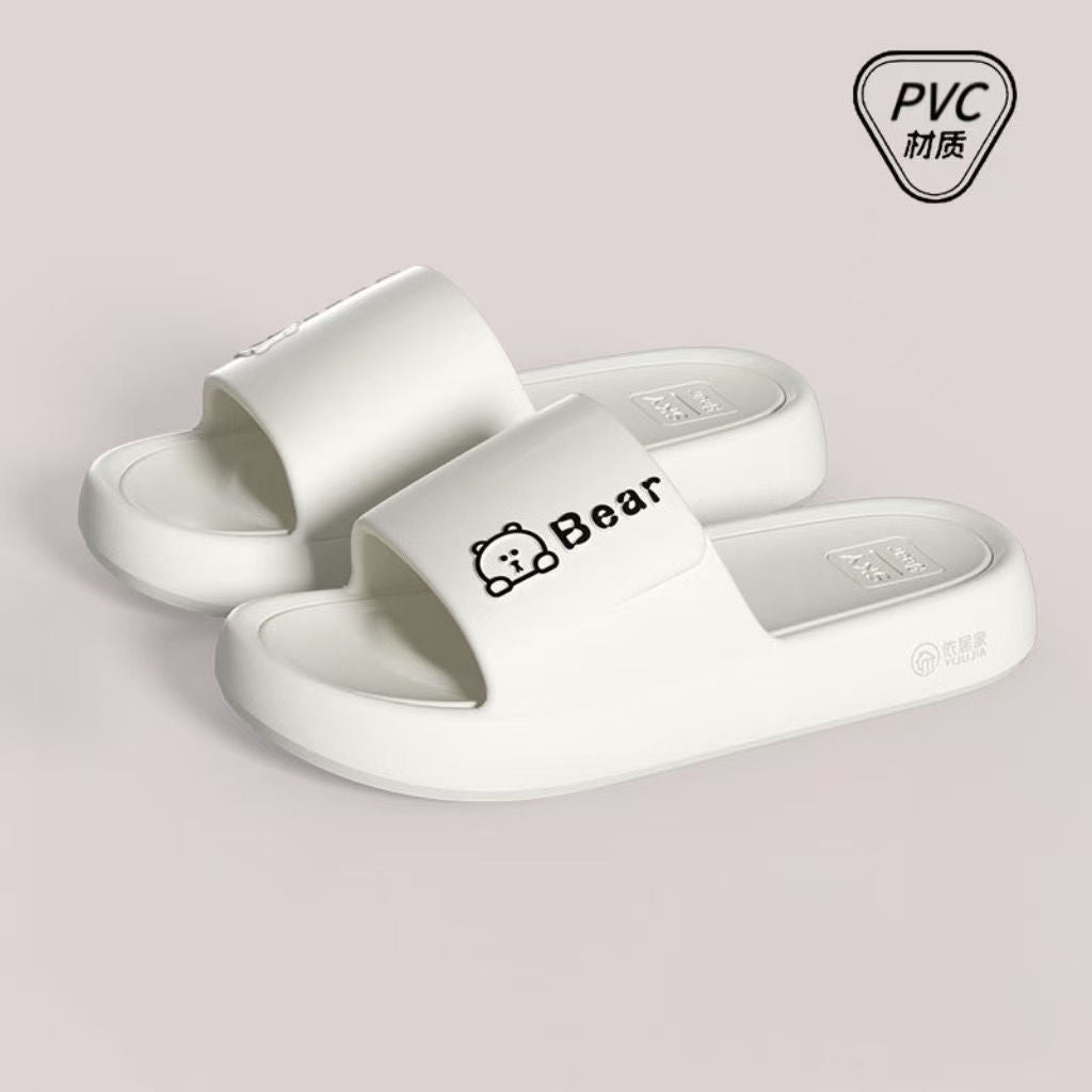 2025 New Summer Fashionable Simple and Comfortable Outfit Indoor Household Anti-slip Deodorant Slippers for Women