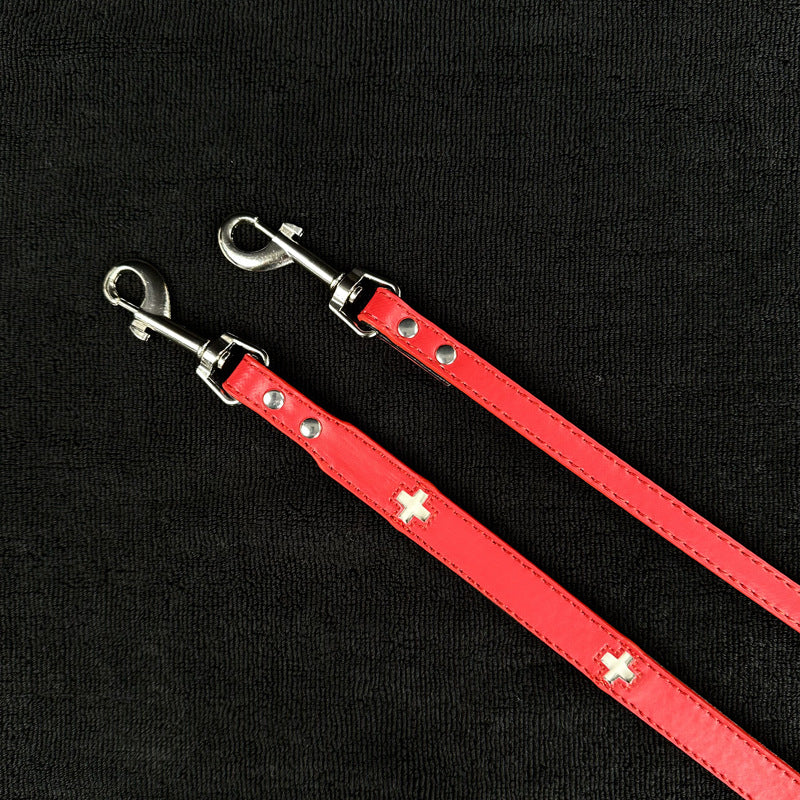 Pet Safety Leash Pu Long Leash for Medium and Large Dogs Training Leash Anti-Escape Two-Color Pet Supplies Dog Walking