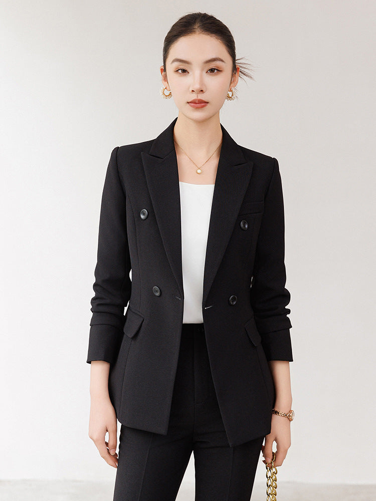 Cross-Border Women's Business Suit, Professional Attire for Interviews, College Student Blazer, Hotel High-End Elegant Workwear
