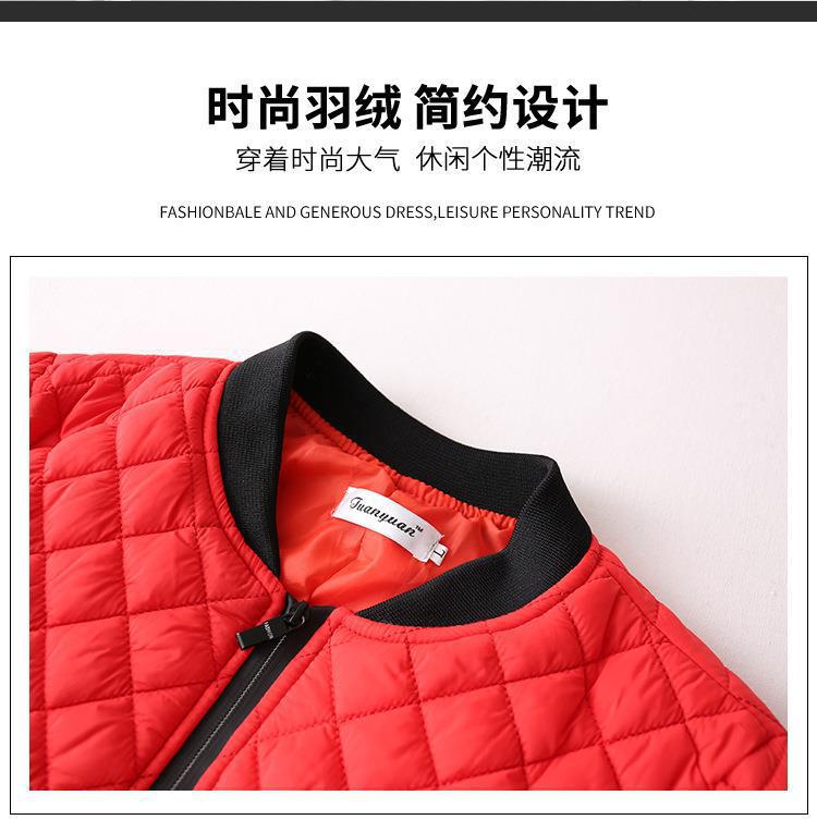 Cross-border foreign trade winter men's cotton-padded jacket European and American fashion Diamond cotton-padded jacket trend casual large size men's cotton-padded jacket coat