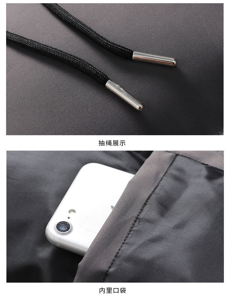 Men's 2024 Winter New Cotton-Padded Jacket, Short Thickened Puffer Jacket for Young Men, Men's Hooded Cotton Coat
