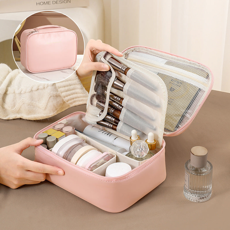 Cosmetic Bag Women's Large Capacity Portable 2025 New Accessible Luxury Classy Internet Celebrity Travel Cosmetics Toiletry Bag Storage Bag