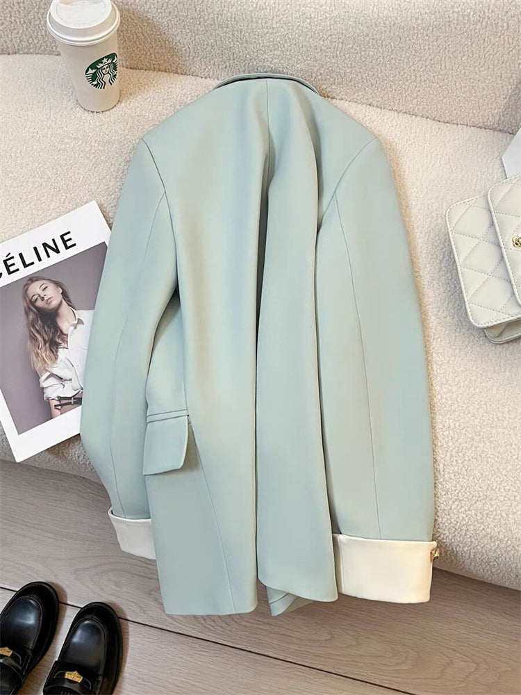 2026 New Style Elegant Commuter Blazer for Women, Spring and Autumn, Unique Design, Trendy Cross-Border Suit