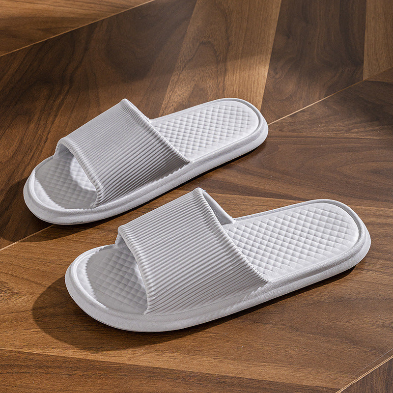Slip Slippers Women's Summer Household Non-slip Bathroom Bathing Couple's Thick-soled Household Men's Summer Simple Sandals