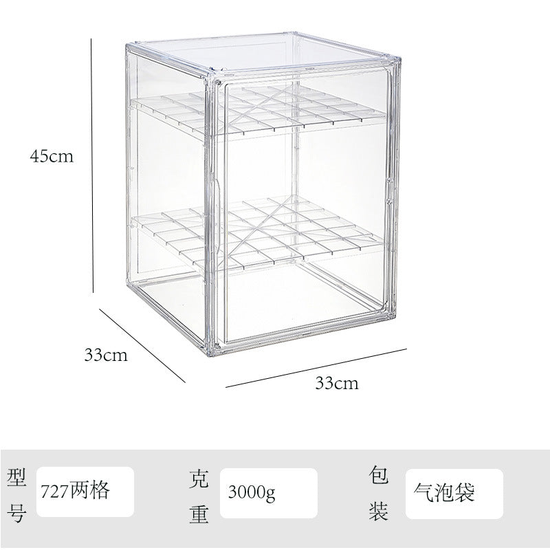 Blind Box Storage Display Stand Desktop Transparent Dustproof Acrylic Lego Bubble Mate Storage Cabinet Hand Display Box