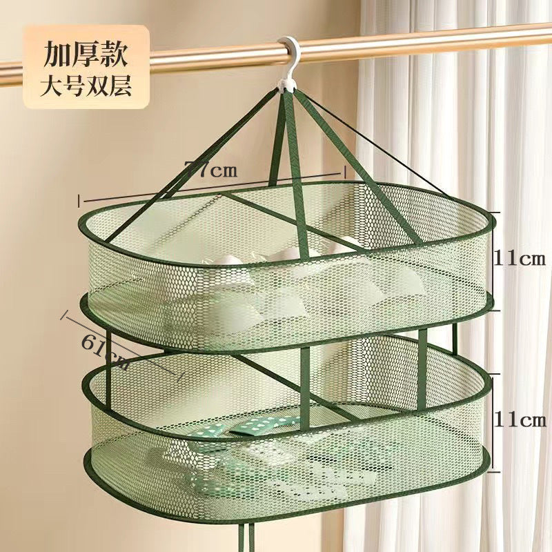 Thickened and Bold Clothes Drying Net, Sock Drying Artifact, Clothes Drying Basket, Mesh Bag for Drying, Special Clothes Drying Rack for Household Sweaters